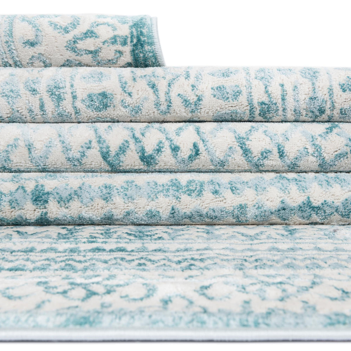 Metro Heights Collection Area Rug -  Chelsea Rectangle Teal  lifestyle 41