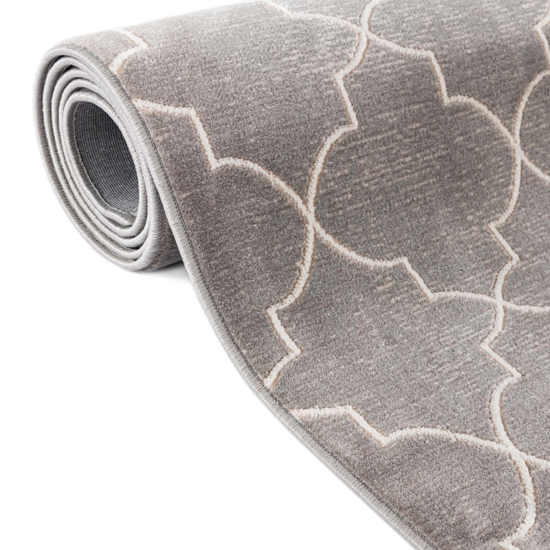 Metro Heights Collection Area Rug -  Gramercy Rectangle Gray  lifestyle 25