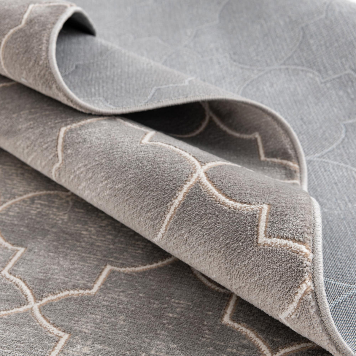 Metro Heights Collection Area Rug -  Gramercy Rectangle Gray  lifestyle 27