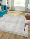 Metro Heights Collection Area Rug -  Gramercy Square Gray  lifestyle 47