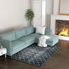 Metro Heights Collection Area Rug -  Gramercy Rectangle Navy Blue  lifestyle 38