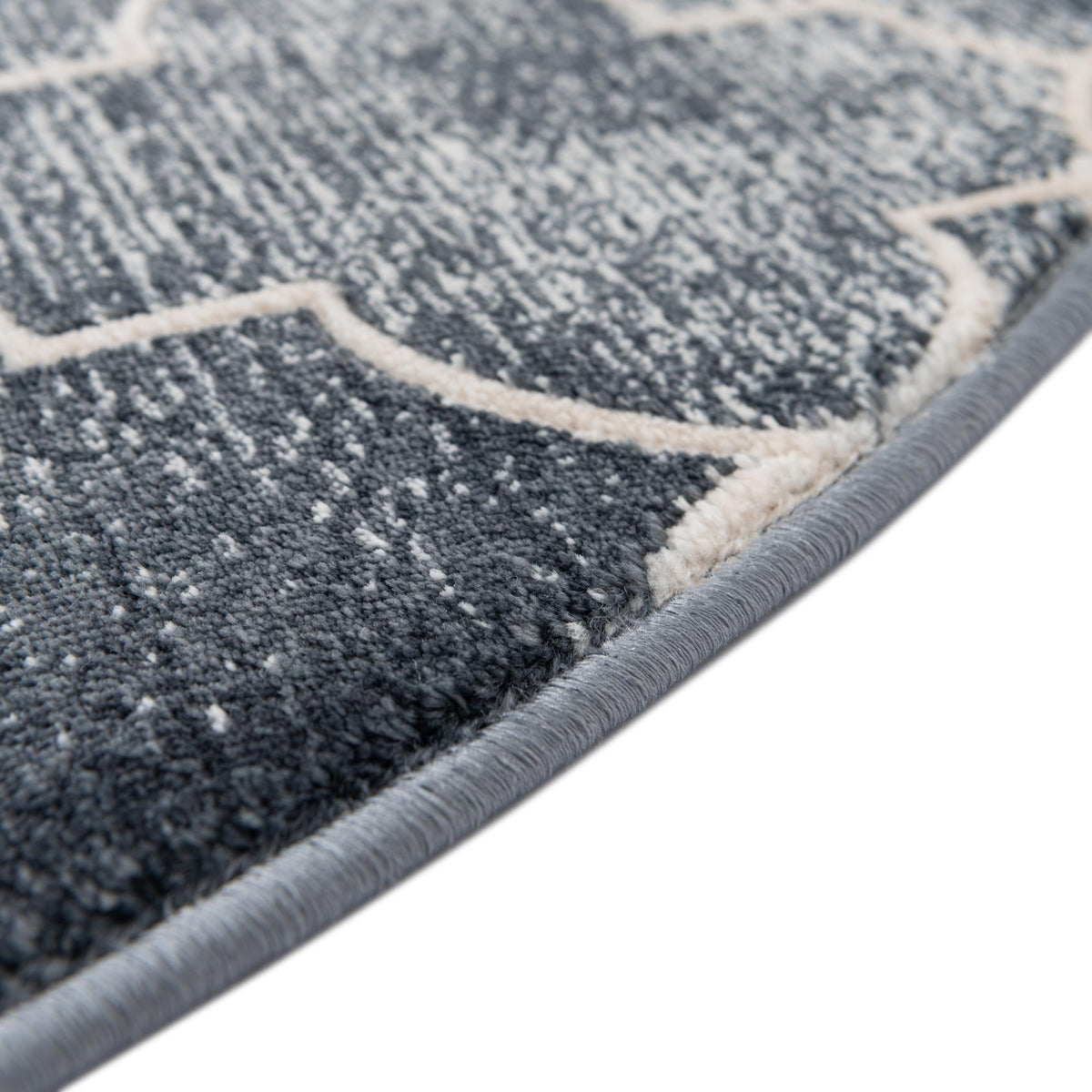 Metro Heights Collection Area Rug -  Gramercy Round Navy Blue  lifestyle 73