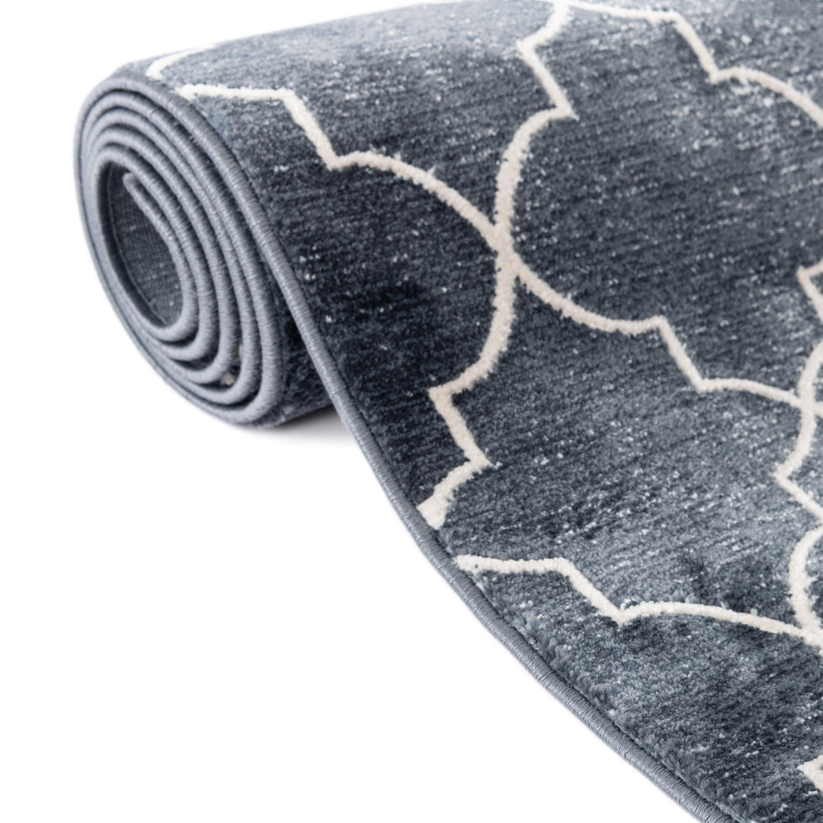 Metro Heights Collection Area Rug -  Gramercy Round Navy Blue  lifestyle 98