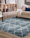 Metro Heights Collection Area Rug -  Gramercy Square Navy Blue  lifestyle 59