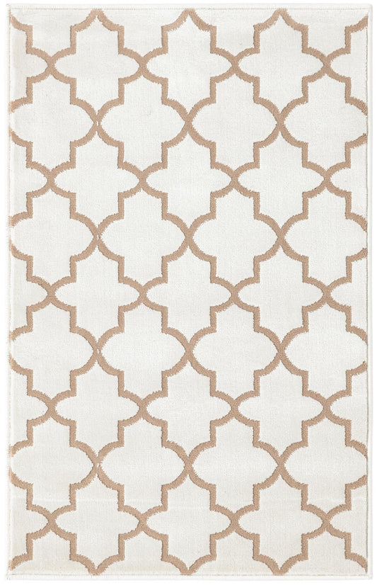 Metro Heights Collection Area Rug -  Gramercy Rectangle White  lifestyle 2