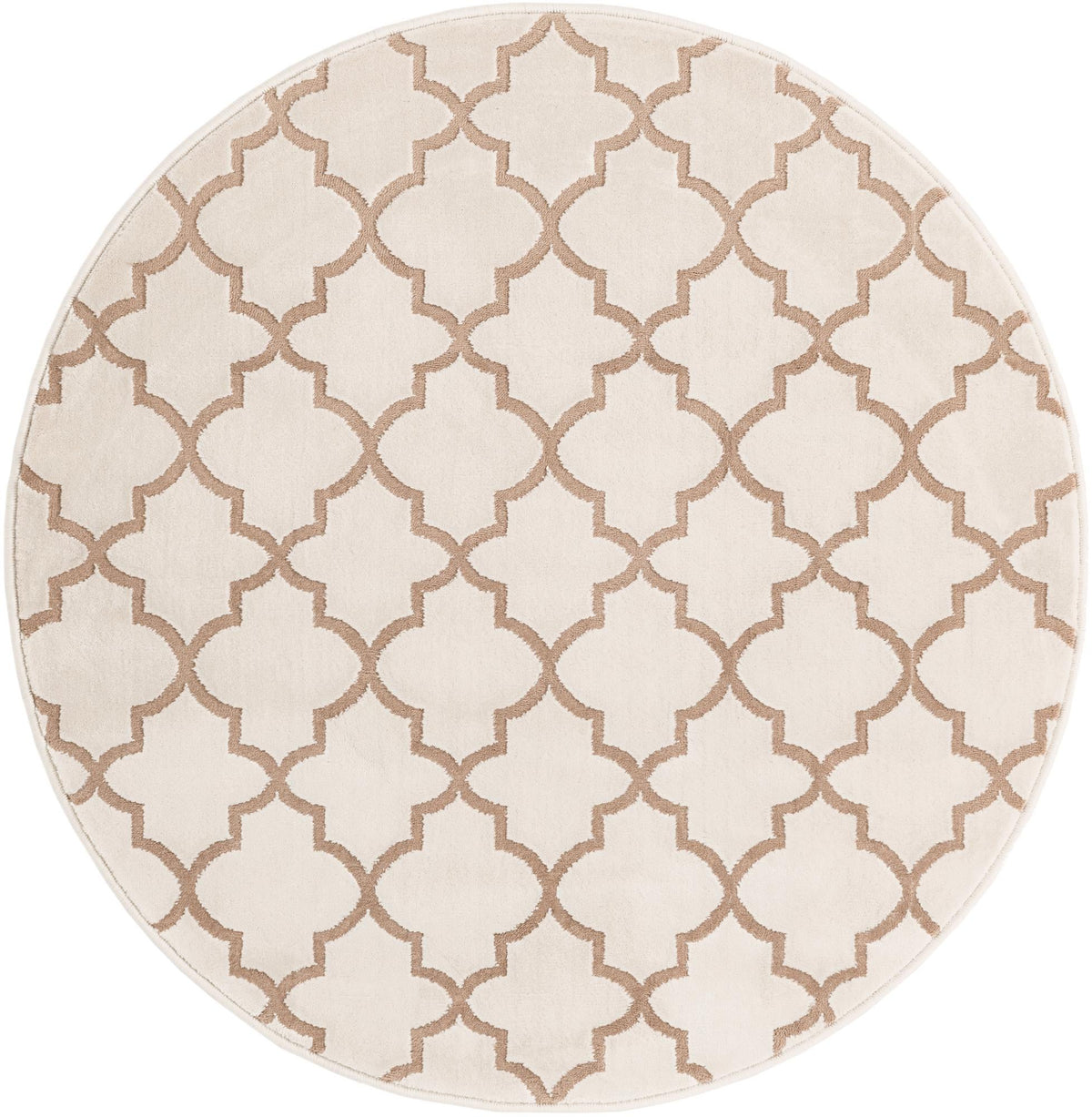 Metro Heights Collection Area Rug -  Gramercy Round White  lifestyle 47