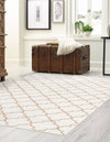 Metro Heights Collection Area Rug -  Gramercy Rectangle White  lifestyle 6