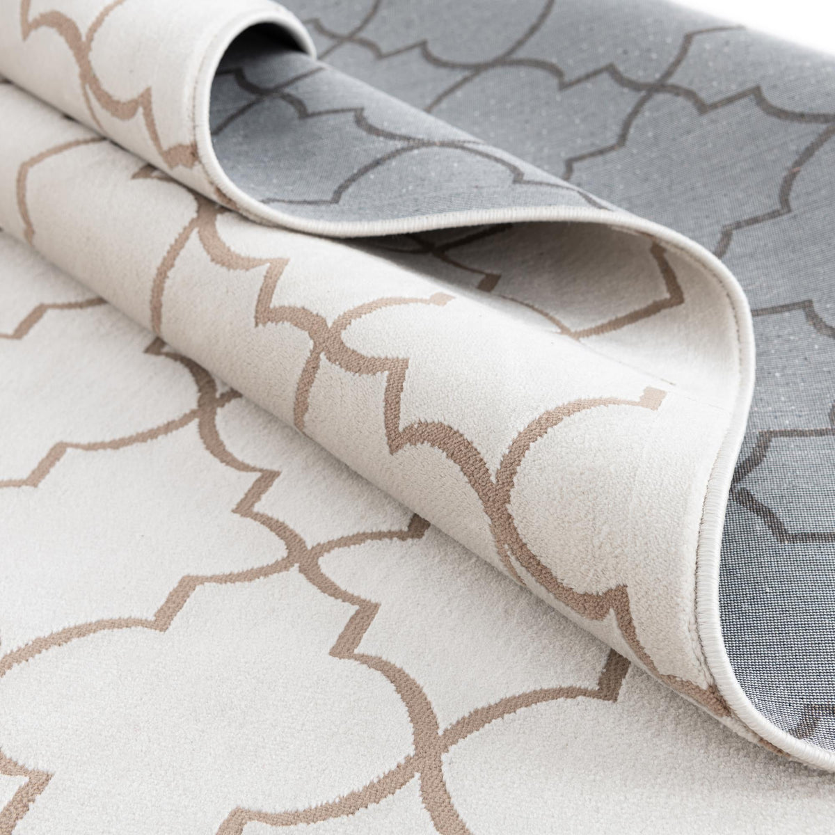 Metro Heights Collection Area Rug -  Gramercy Rectangle White  lifestyle 28