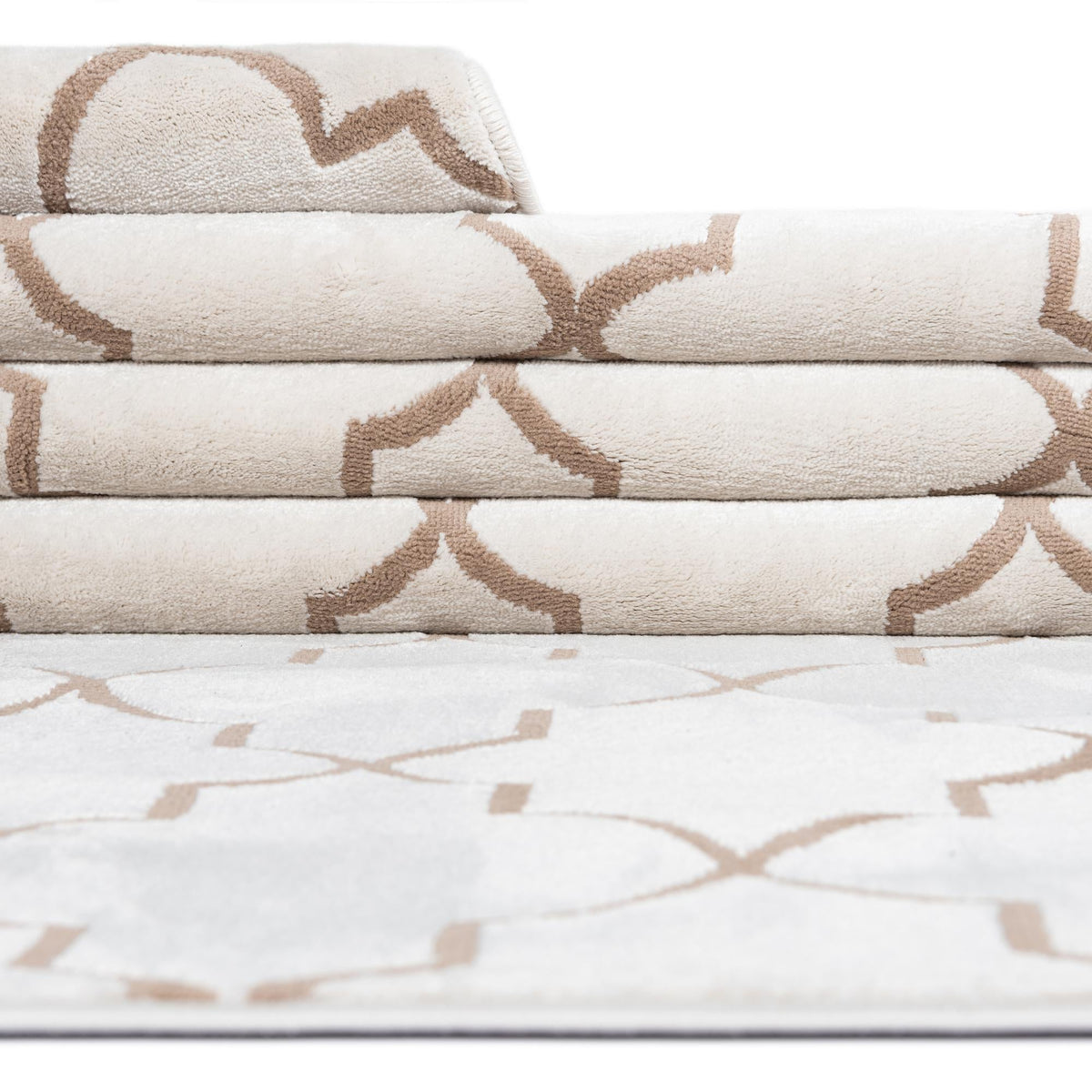Metro Heights Collection Area Rug -  Gramercy Rectangle White  lifestyle 30