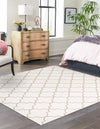 Metro Heights Collection Area Rug -  Gramercy Square White  lifestyle 61