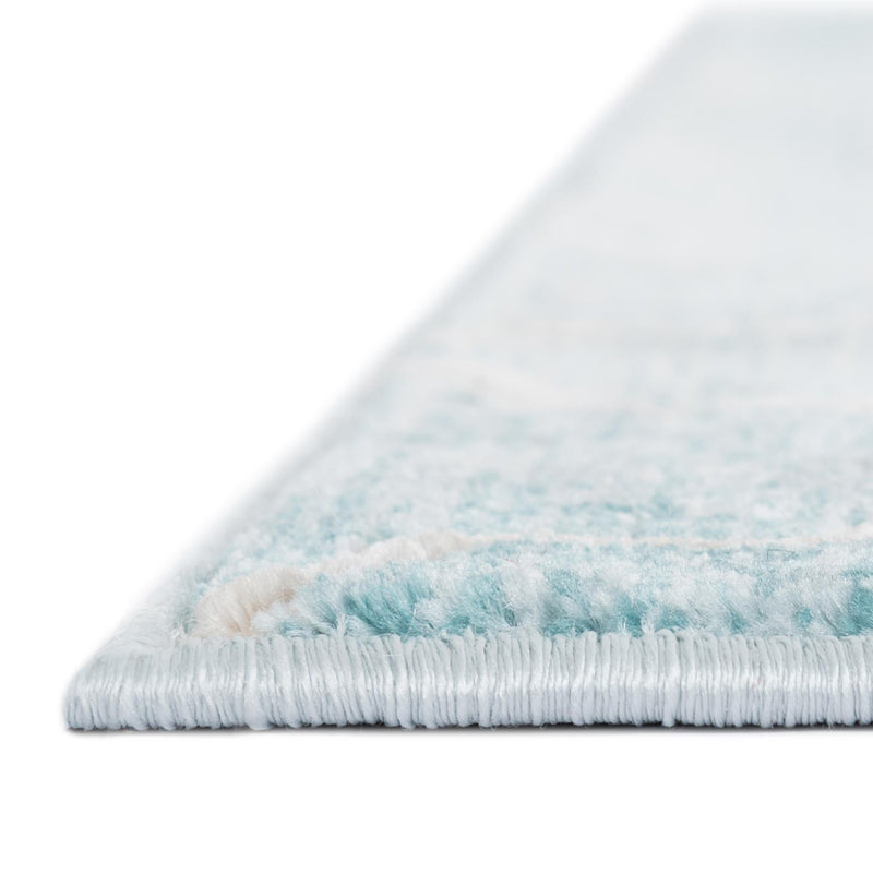 Metro Heights Collection Area Rug -  Midtown Rectangle Teal  lifestyle 6