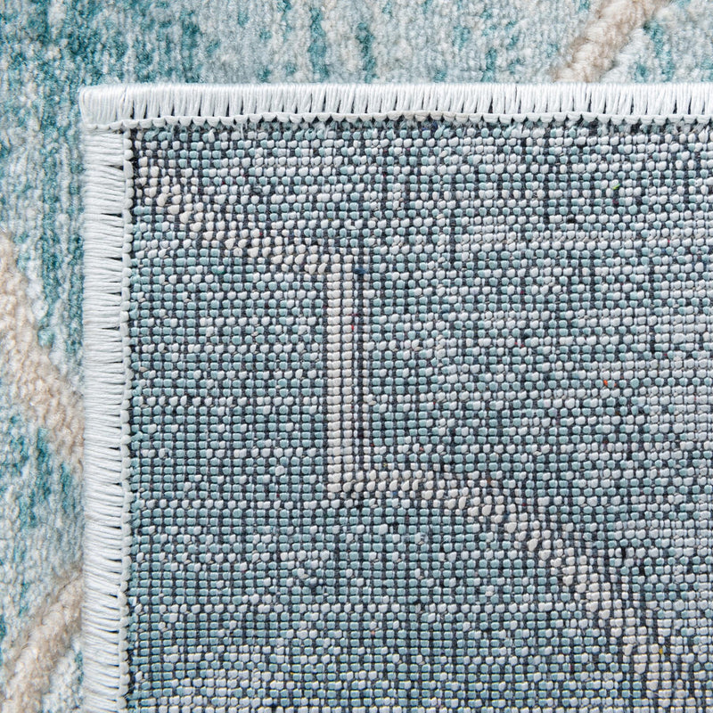 Metro Heights Collection Area Rug -  Midtown Rectangle Teal  lifestyle 8