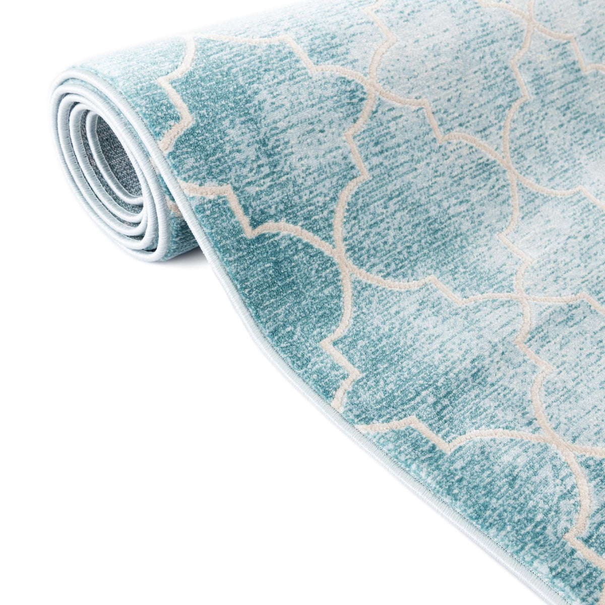 Metro Heights Collection Area Rug -  Midtown Rectangle Teal  lifestyle 11