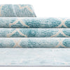 Metro Heights Collection Area Rug -  Midtown Rectangle Teal  lifestyle 13