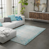 Metro Heights Collection Area Rug -  Midtown Rectangle Teal  lifestyle 15
