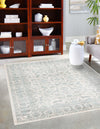 Metro Heights Collection Area Rug -  Astoria Rectangle Teal  lifestyle 4