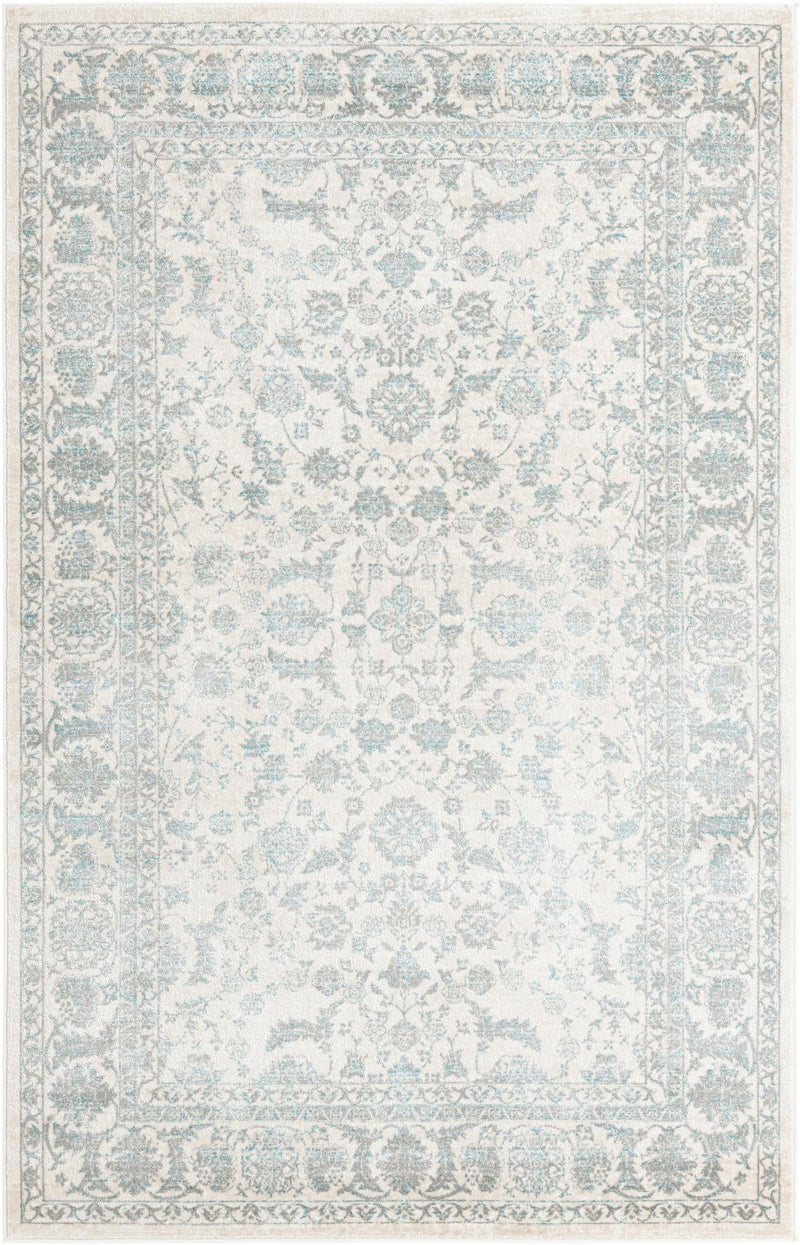 Metro Heights Collection Area Rug -  Astoria Rectangle Teal  lifestyle 4