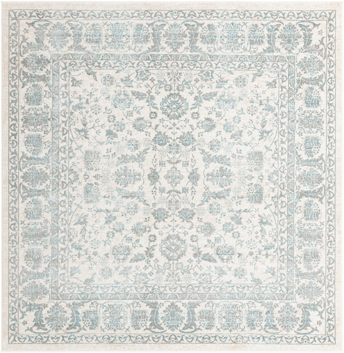 Metro Heights Collection Area Rug -  Astoria Square Teal  lifestyle 23