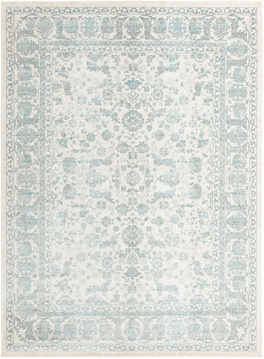 Metro Heights Collection Area Rug -  Lenox (Teal) Rectangle Teal Main