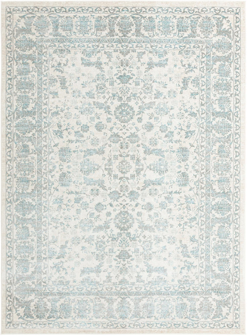 Metro Heights Collection Area Rug -  Lenox (Teal) Rectangle Teal Main