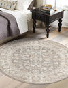 Metro Heights Collection Area Rug -  Astoria Round Gray  lifestyle 26