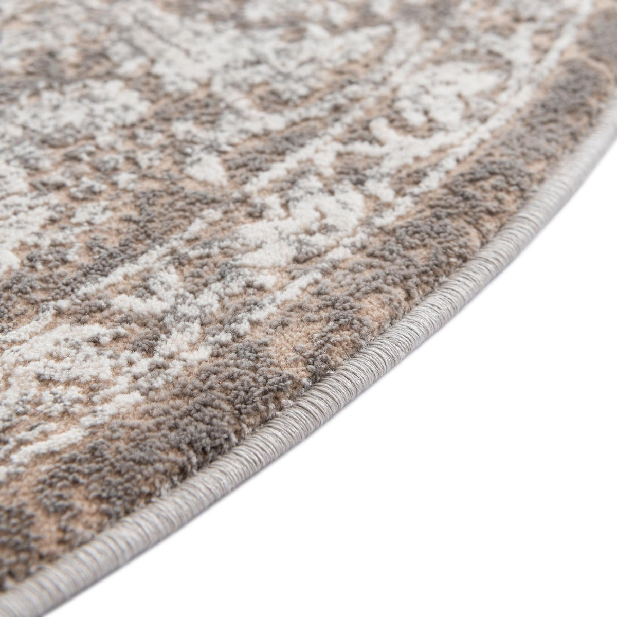 Metro Heights Collection Area Rug -  Astoria Round Gray  lifestyle 50
