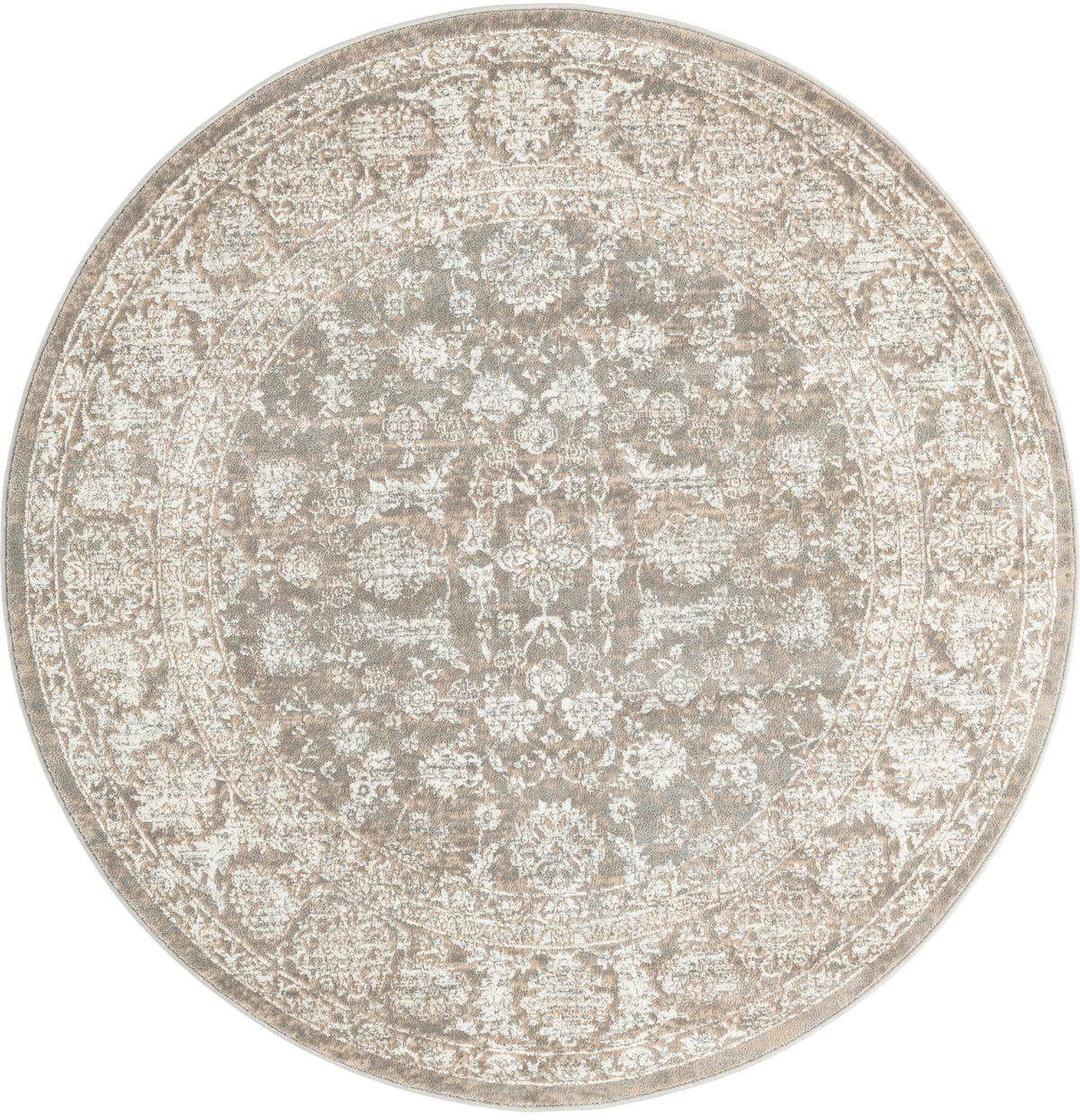 Metro Heights Collection Area Rug -  Astoria Round Gray  lifestyle 20