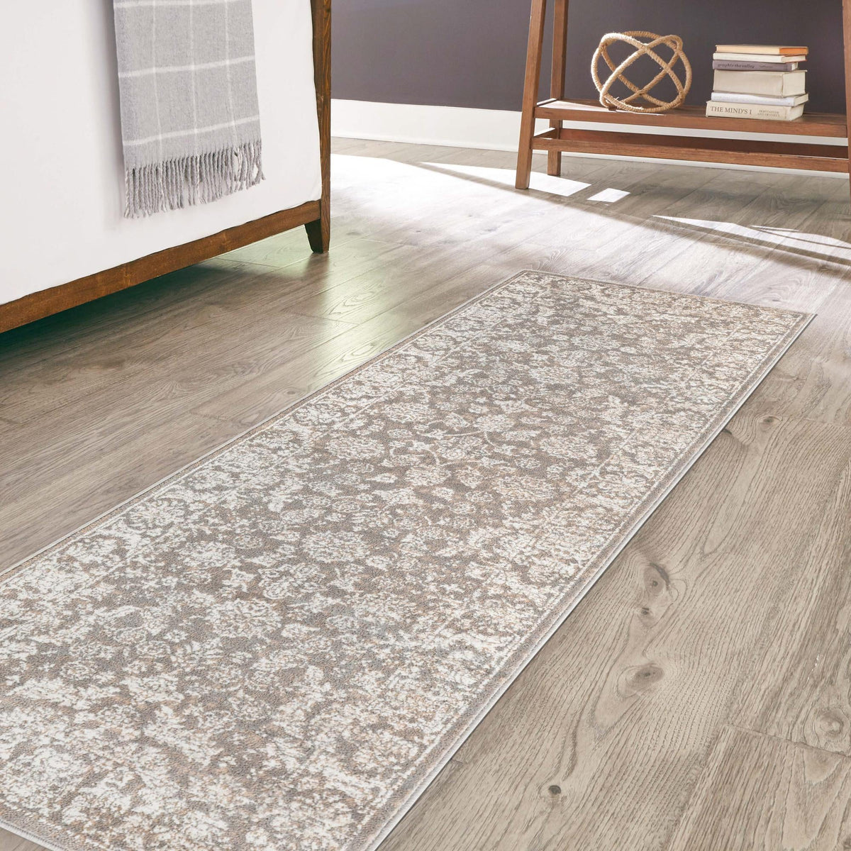 Metro Heights Collection Area Rug -  Astoria Runner Gray  lifestyle 103
