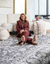 Metro Heights Collection Area Rug -  Astoria Rectangle Navy Blue  lifestyle 5