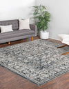 Metro Heights Collection Area Rug -  Astoria Square Navy Blue  lifestyle 51