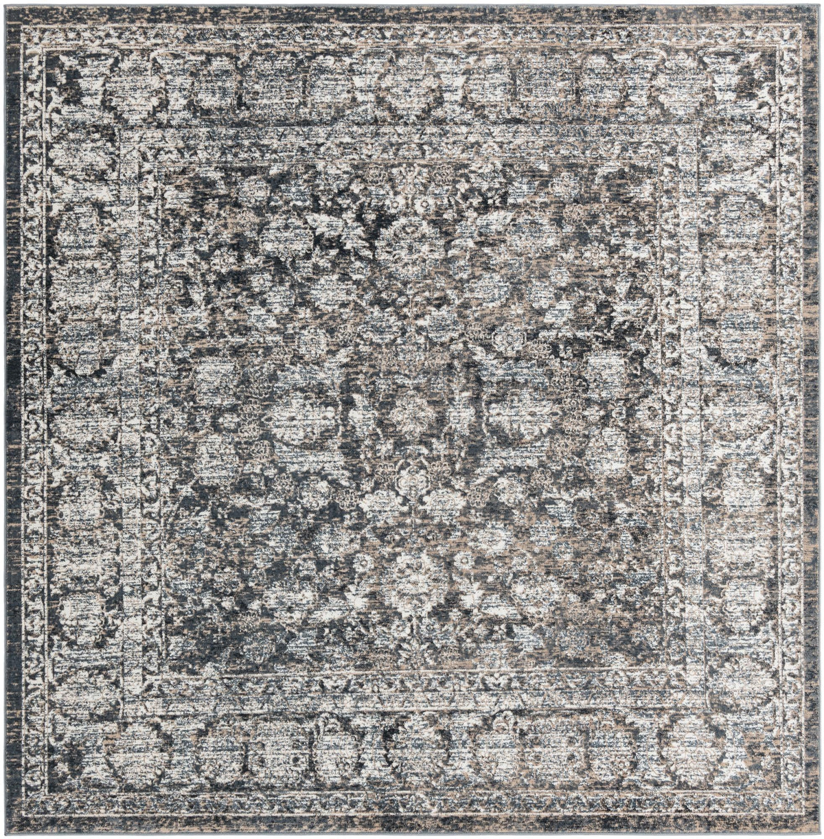 Metro Heights Collection Area Rug -  Astoria Square Navy Blue  lifestyle 70