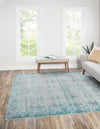 Metro Heights Collection Area Rug -  Midtown Square Teal  lifestyle 21
