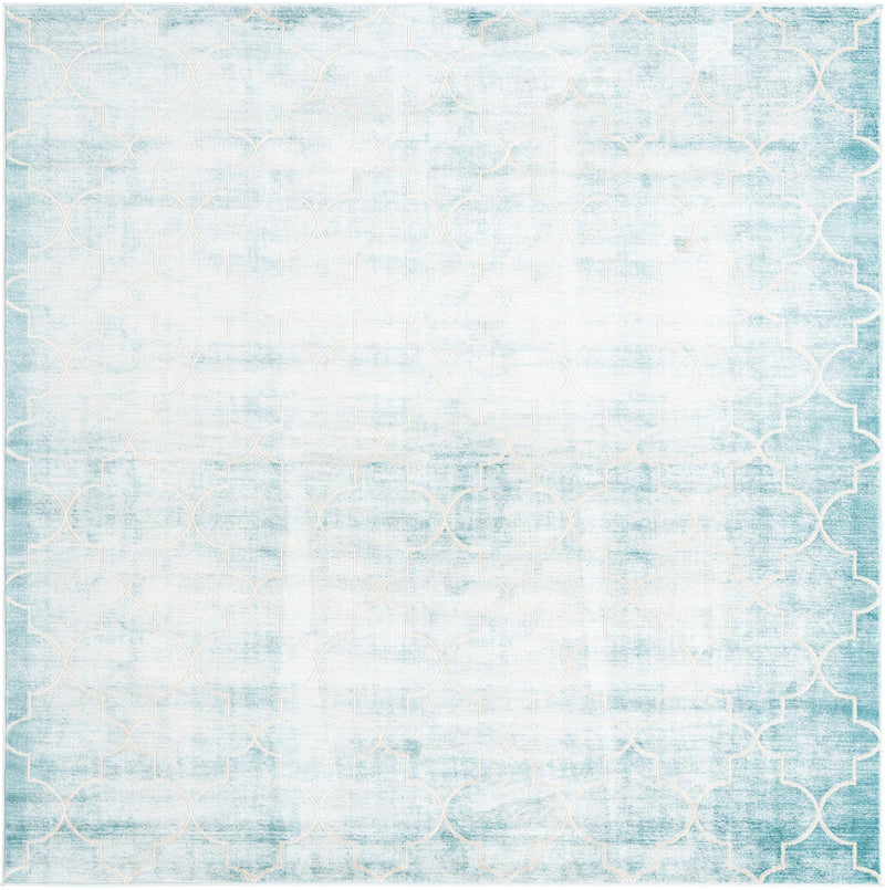 Metro Heights Collection Area Rug -  Midtown Square Teal  lifestyle 18