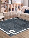 Metro Heights Collection Area Rug -  Bronx Square Navy Blue  lifestyle 67
