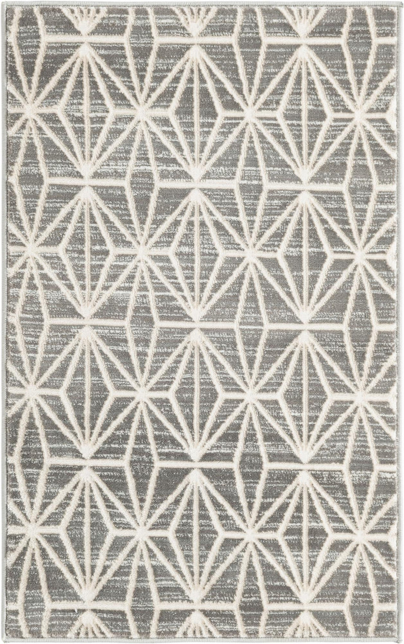 Metro Heights Collection Area Rug -  Hudson Rectangle Gray  lifestyle 4