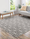 Metro Heights Collection Area Rug -  Hudson Square Gray  lifestyle 95