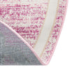 Metro Heights Collection Area Rug -  Bronx Round Pink  lifestyle 96