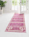 Metro Heights Collection Area Rug -  Bronx Runner Pink  lifestyle 38