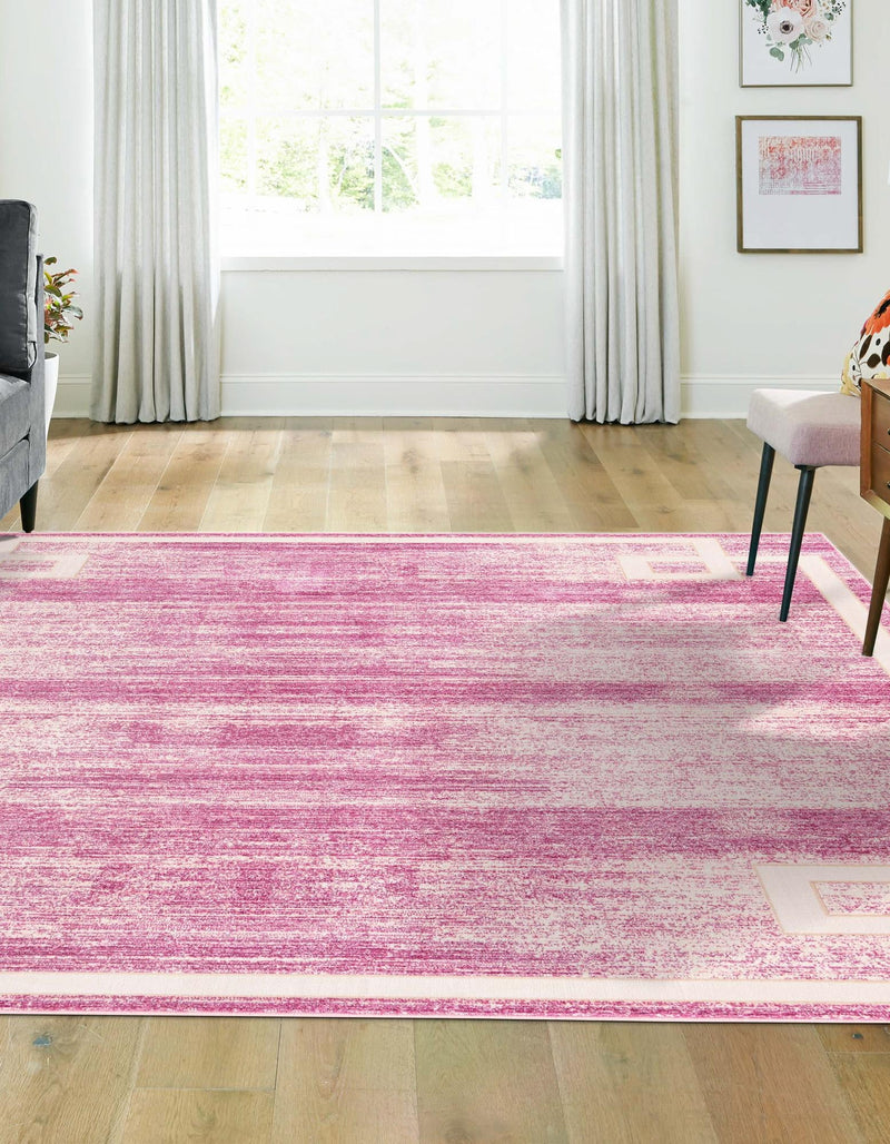 Metro Heights Collection Area Rug -  Bronx Square Pink  lifestyle 39