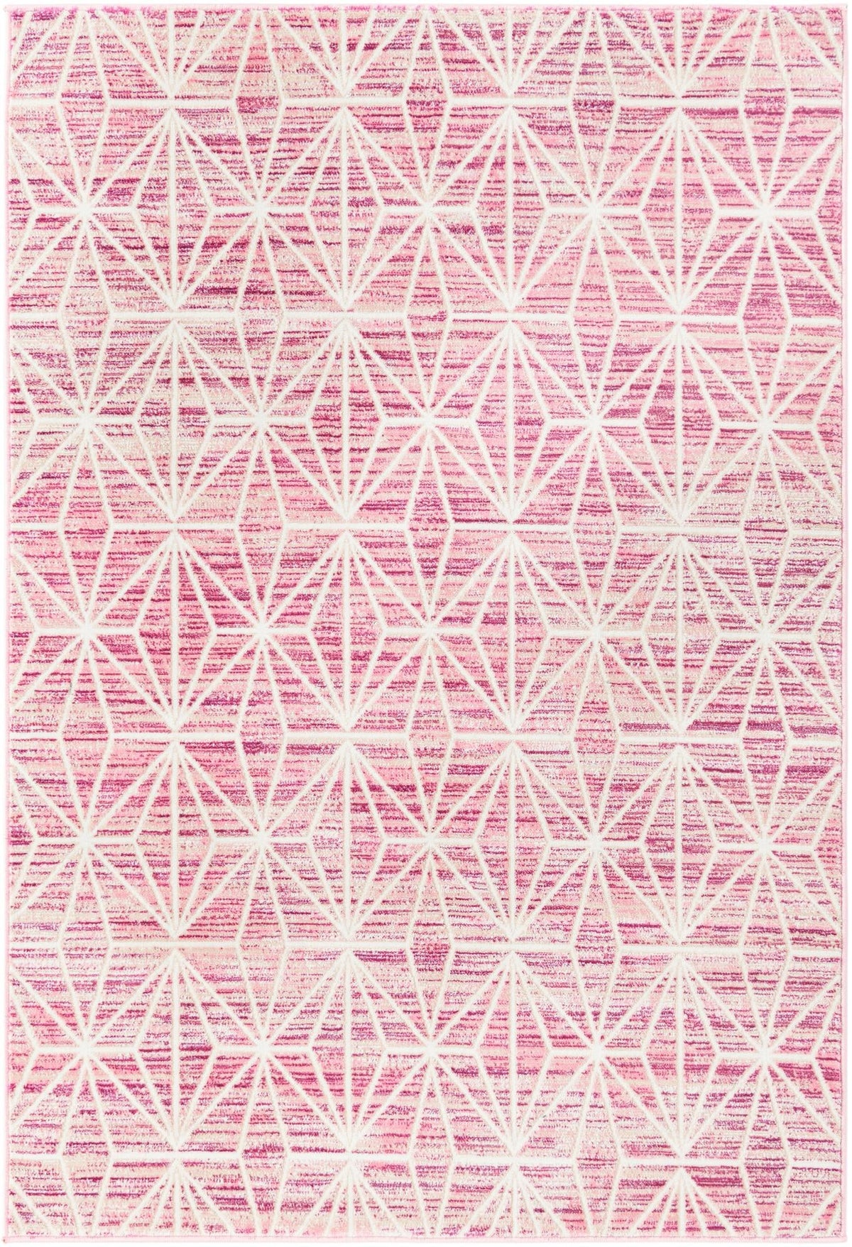 Metro Heights Collection Area Rug -  Hudson Rectangle Pink Main