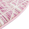 Metro Heights Collection Area Rug -  Hudson Round Pink  lifestyle 138