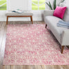 Metro Heights Collection Area Rug -  Hudson Rectangle Pink  lifestyle 49