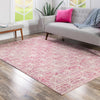 Metro Heights Collection Area Rug -  Hudson Rectangle Pink  lifestyle 51