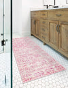 Metro Heights Collection Area Rug -  Hudson Runner Pink  lifestyle 66