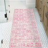 Metro Heights Collection Area Rug -  Hudson Runner Pink  lifestyle 116