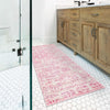 Metro Heights Collection Area Rug -  Hudson Runner Pink  lifestyle 119