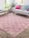 Metro Heights Collection Area Rug -  Hudson Square Pink  lifestyle 97