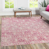 Metro Heights Collection Area Rug -  Hudson Square Pink  lifestyle 155