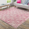 Metro Heights Collection Area Rug -  Hudson Square Pink  lifestyle 163