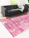 Metro Heights Collection Area Rug -  Madison Rectangle Pink  lifestyle 7